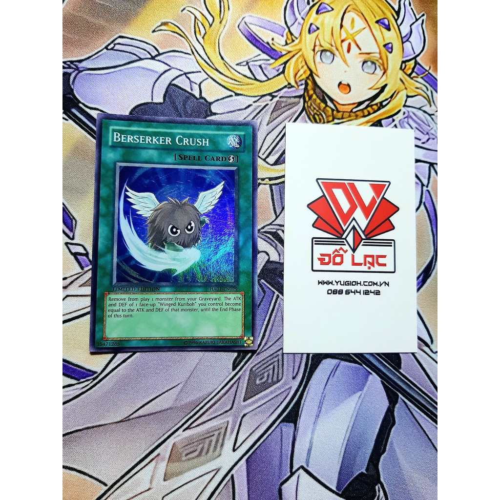 Thẻ Bài Yugioh Spell Berserker Crush - HA01-EN029 - Super Rare