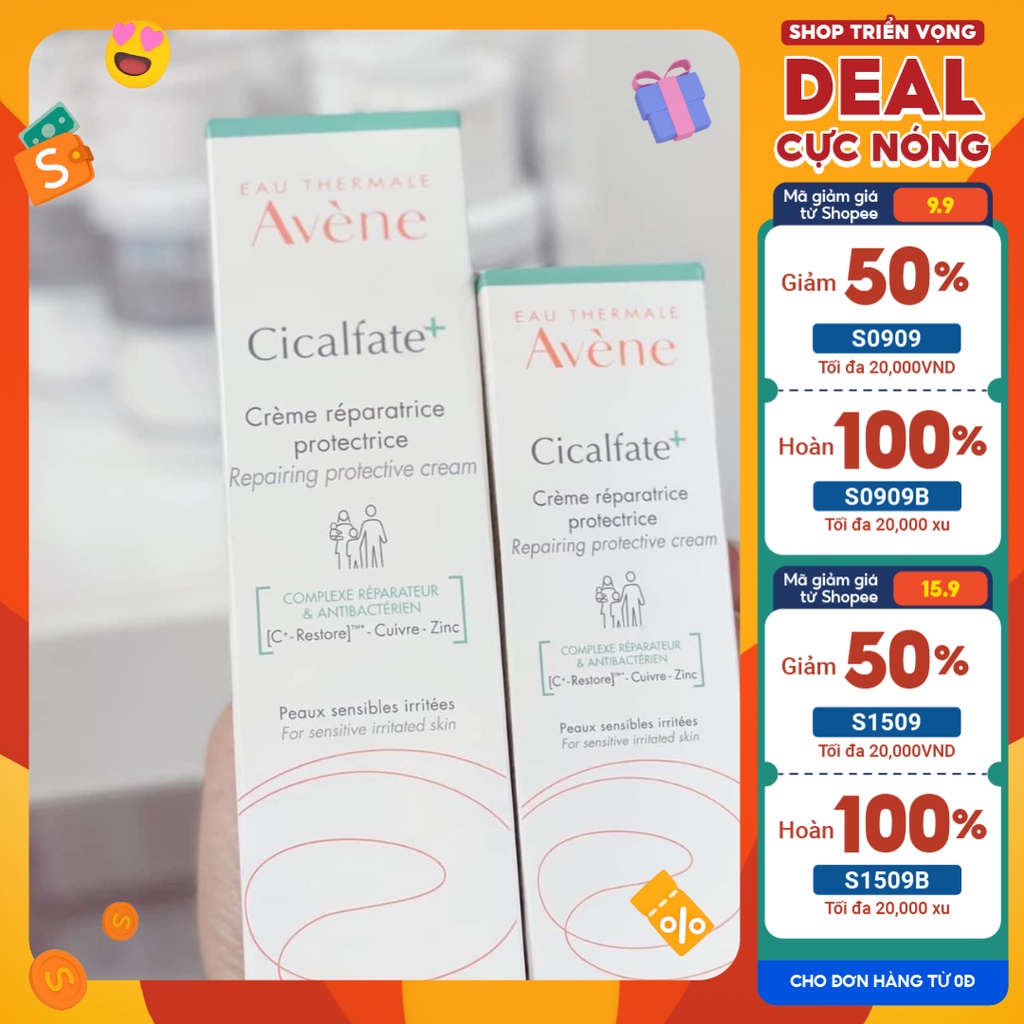 Kem dưỡng ẩm phục hồi da Avene Cicalfate 40ml-100ml