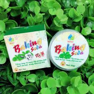 Baking soda mix bạc hà