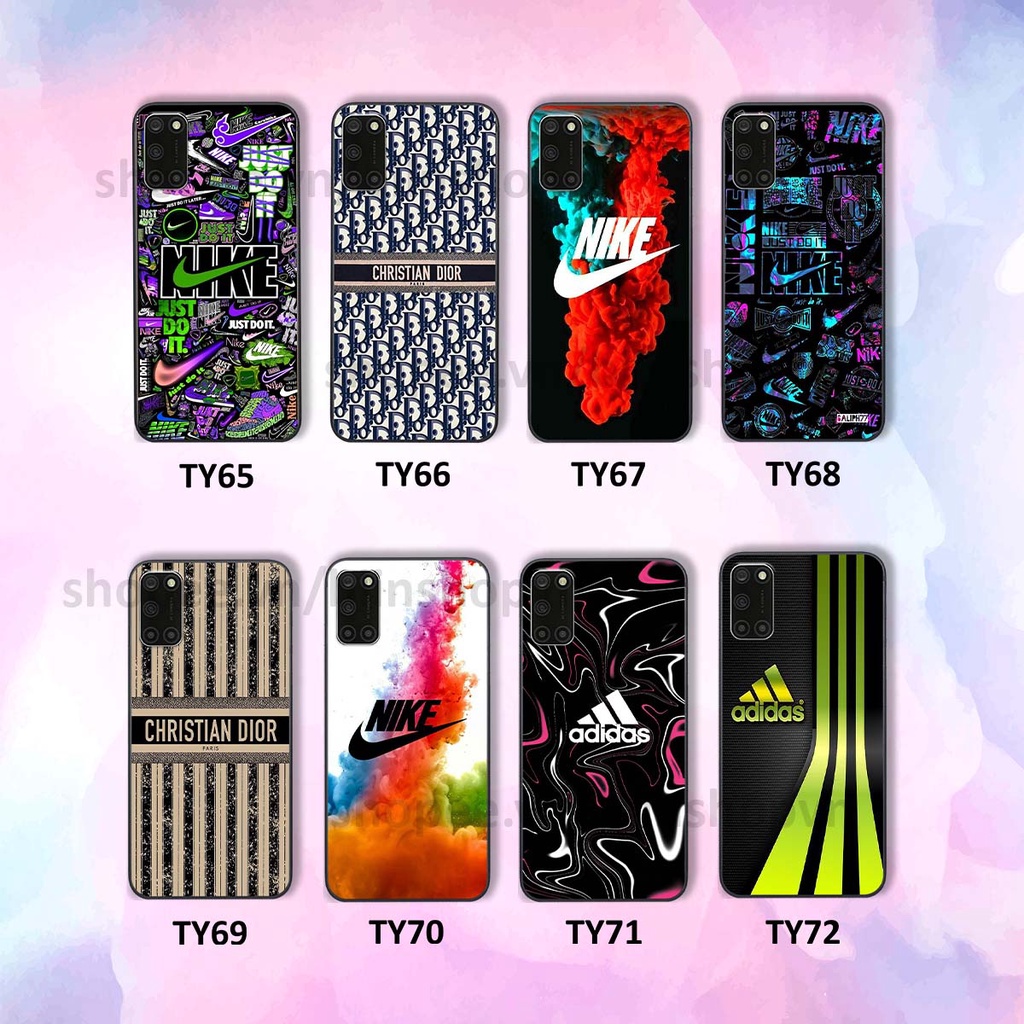 Ốp Oppo A52 / A92 in hình thương hiệu nhiều màu sắc thể thao cá tính thời trang