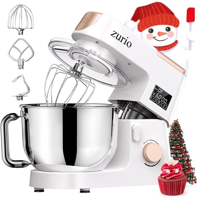 Máy nhào bột Zurio 6.5L 1500W có chức năng ủ bột và hẹn giờ - Phiên bản mới nhất 2022