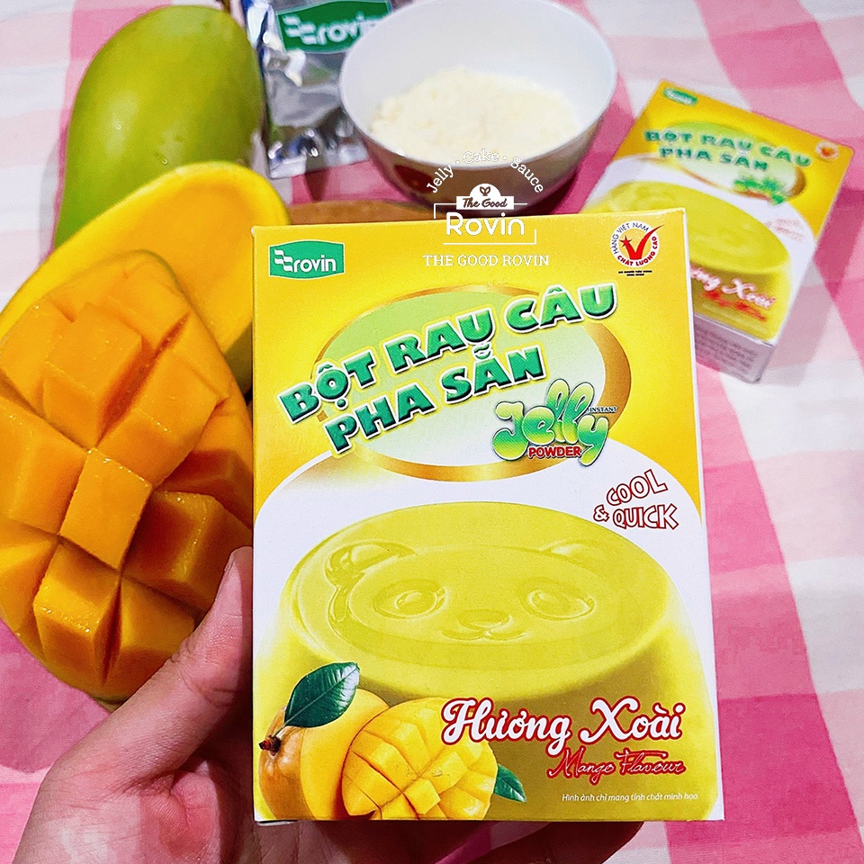 Bột Rau Câu Hương Xoài Rovin (Hộp 60g)