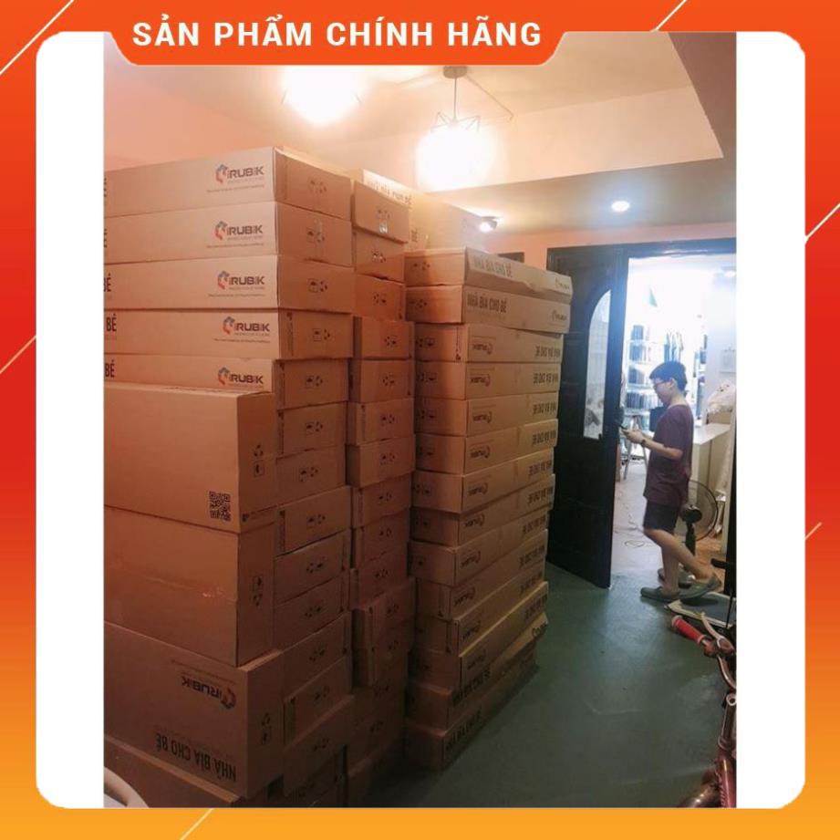 (MÔ HÌNH) Nhà bìa đồ chơi - Nhà bìa vòm carton 100%  bột gỗ size to 100x69x82 [ trẻ em dưới 12 tuổi ]