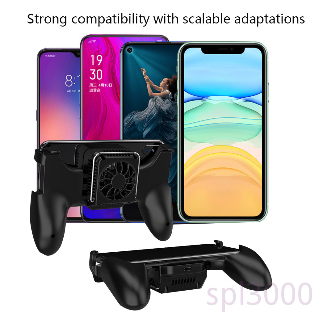 Mobile Game Controller Gamepad Trigger Shooter Joystick Replacement for iPhone with Cooler Cooling Fan