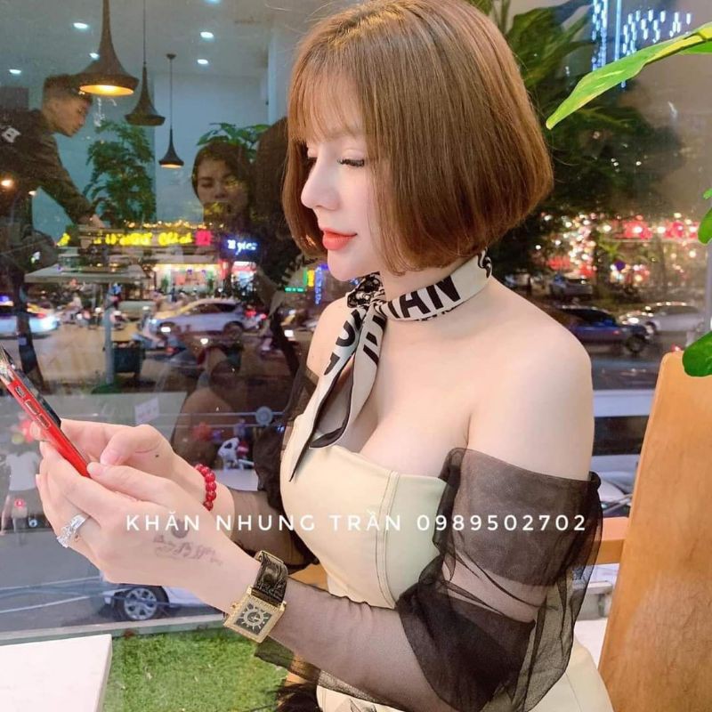 Khăn Lụa Quấn Túi Dior Hàng Xịn