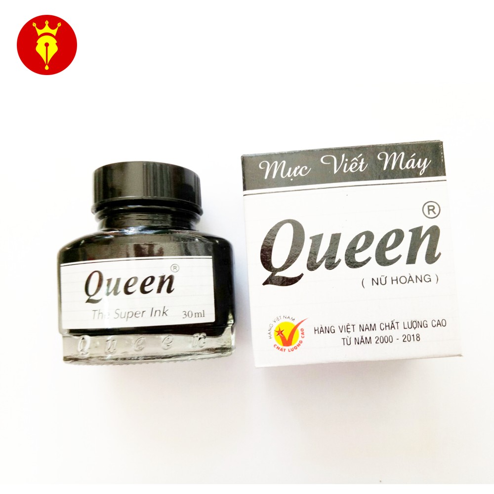 Mực Queen Đen ( NỮ HOÀNG ) SUPER INK – MỰC VIẾT MÁY