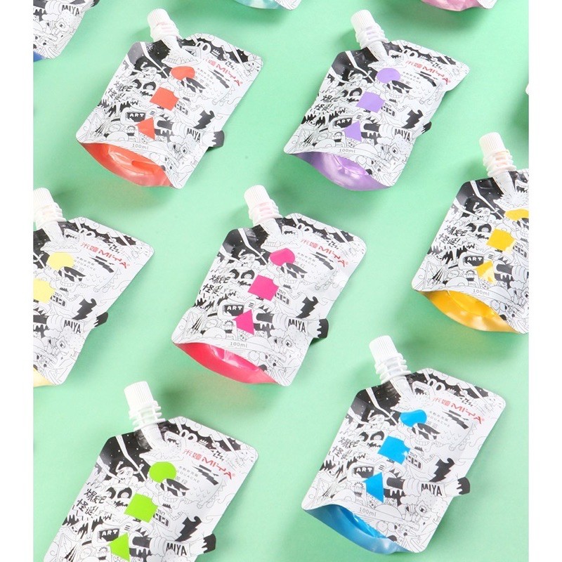 Phần 1 - Màu Gouache MIYA - HIMI dạng túi 100ml - Màu lẻ tùy chọn 🐻💕
