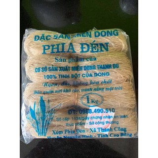 1kg Miến Phia Đén Cao Bằng hàng chuẩn có tem dấu