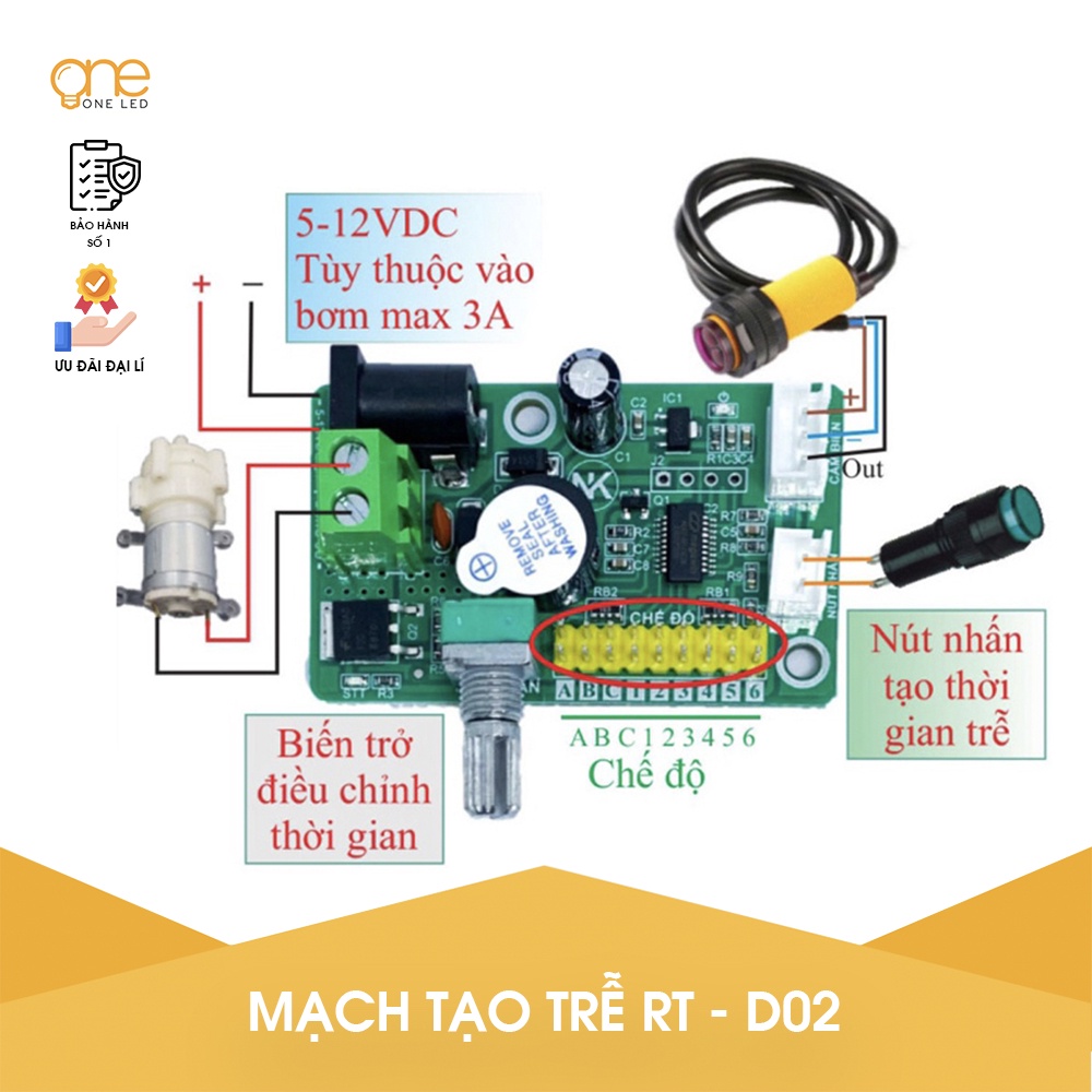Mạch Rửa Tay Tự Động Thông Minh Không Tiếp Xúc