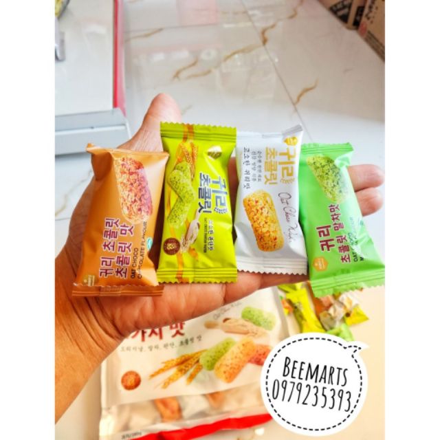 Bánh yến mạch Hàn Quốc mix vị siêu ngon 380g