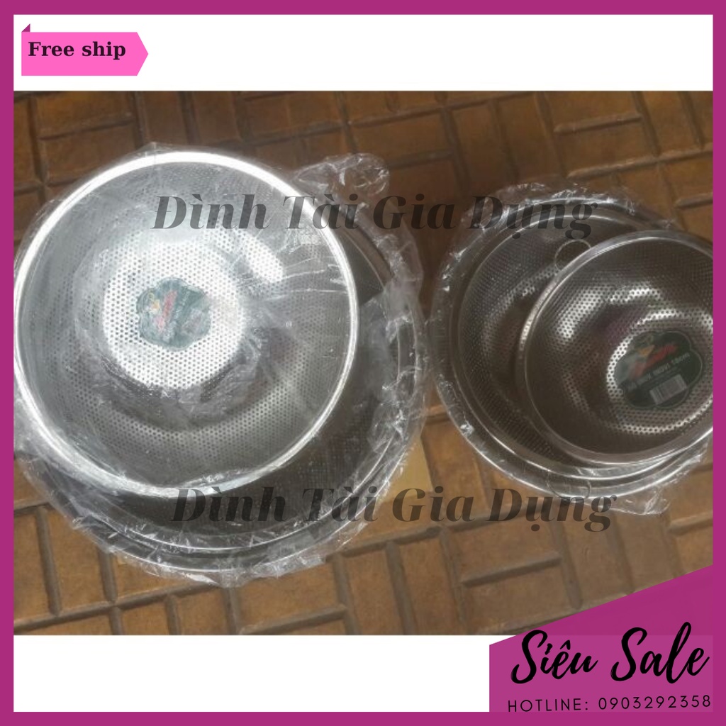 Rổ inox siêu bền, siêu đẹp nhiều size