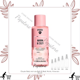 Xịt thơm body mist 𝗩𝗜𝗖𝗧𝗢𝗥𝗜𝗔'𝗦 𝗦𝗘𝗖𝗥𝗘𝗧 warm & cozy