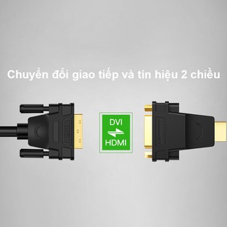 Đầu đổi HDMI đực sang DVI cái UGREEN 20123
