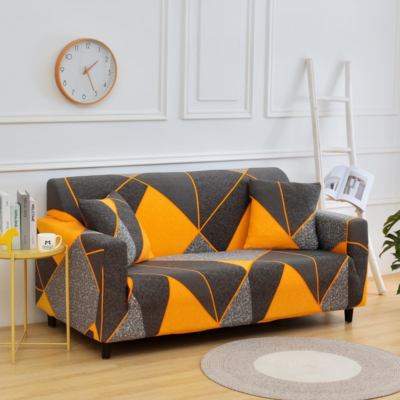 Vỏ Bọc Ghế Sofa 1 / 2 / 3 / 4 Chỗ Ngồi Phòng Khách Co Giãn Nhiều Màu