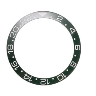 38mm Ceramic Bezel Watch Face Bezel Insert Fit 40mm Automatic Movement Watch Replacement Accessories