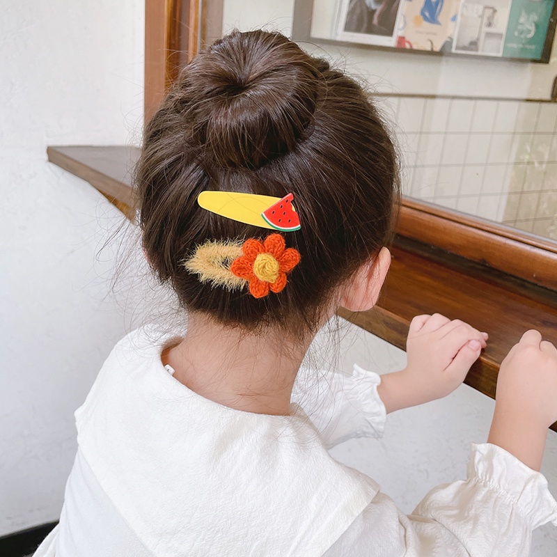 Kẹp tóc hình trái cây dễ thương thời trang cho nữ