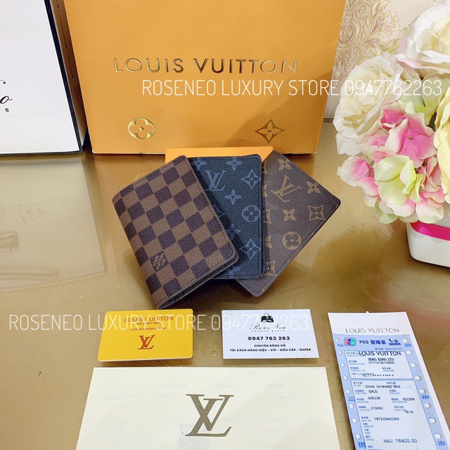 Bìa đựng hộ chiếu Passport cover LV SUPER VIP‼️ fullbox , túi vải , card Louis Vuitton