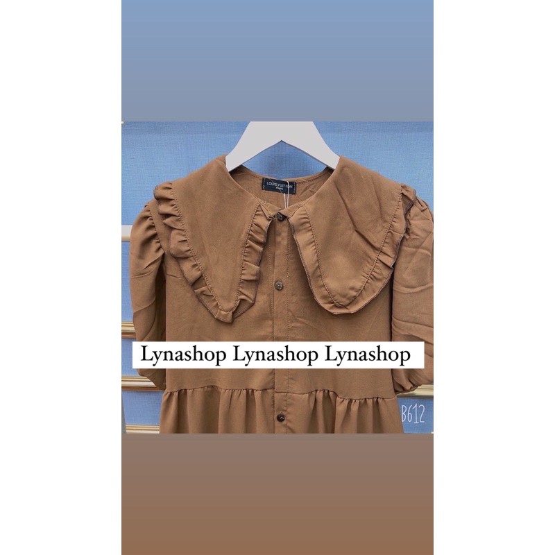 Đầm babydoll🍉Váy Babydoll Cổ Bèo Tay Phồng 3 Tầng Dễ Thương🍉Váy nữ,váy suông dáng sang chảnh mặc lên tôn dáng 2màu xinh | BigBuy360 - bigbuy360.vn