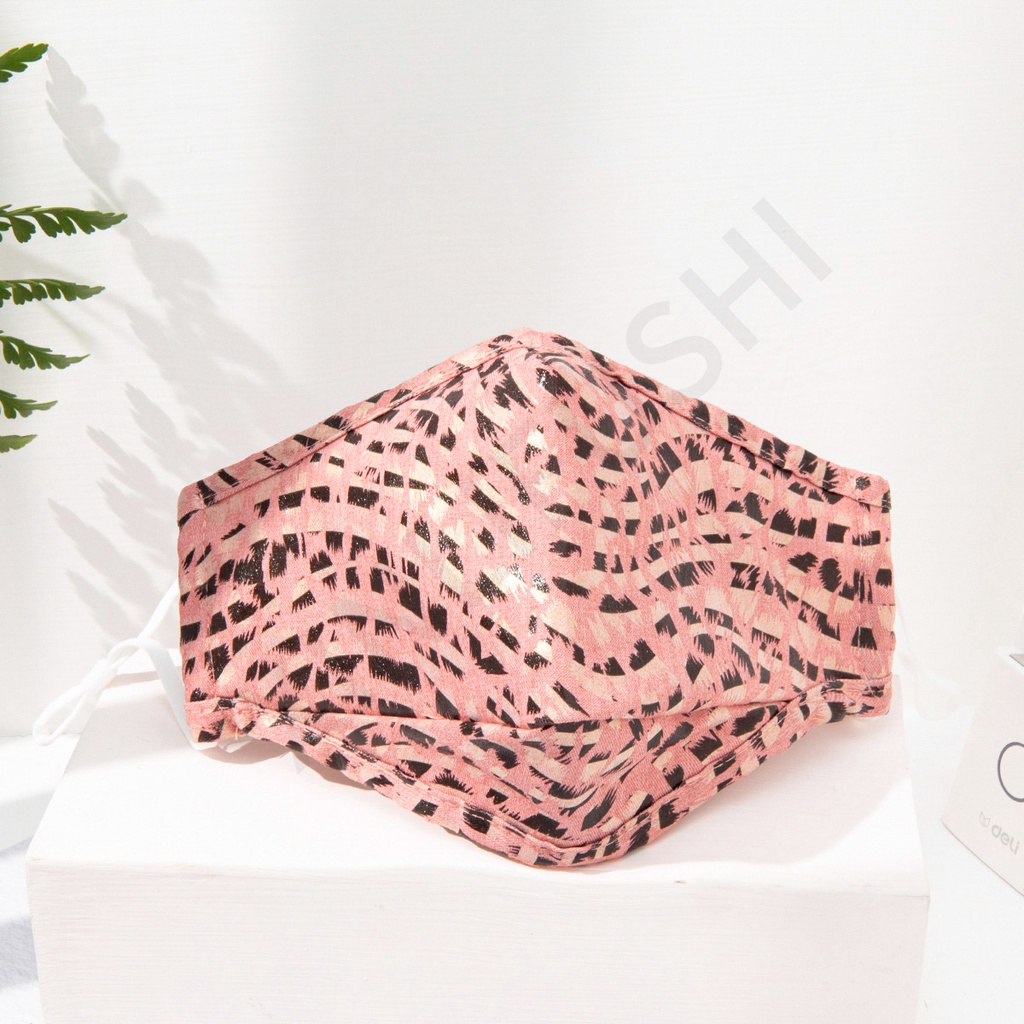 Khẩu Trang Cotton Ba Lớp Chống Bụi Có Thể Tái Sử Dụng Cho Người Lớn