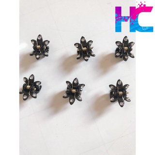 Kẹp tóc càng cua size nhỏ đính hạt