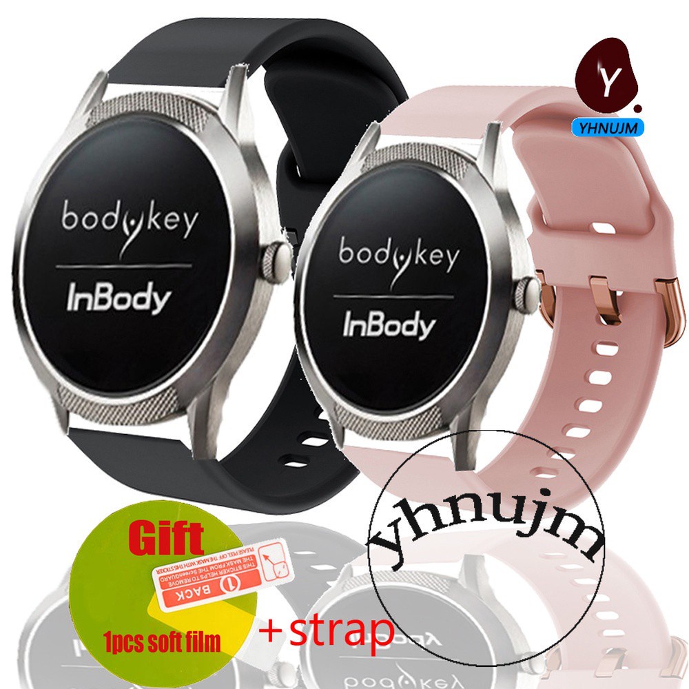 Dây đeo silicon màu trơn thay thế cho đồng hồ theo dõi sức khỏe thông minh Inbody