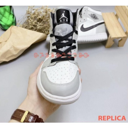 Giày Thể Thao Nam Nữ Jordan JD1 Xám Cổ Cao Hang Cao Cấp Cực Chất | BigBuy360 - bigbuy360.vn