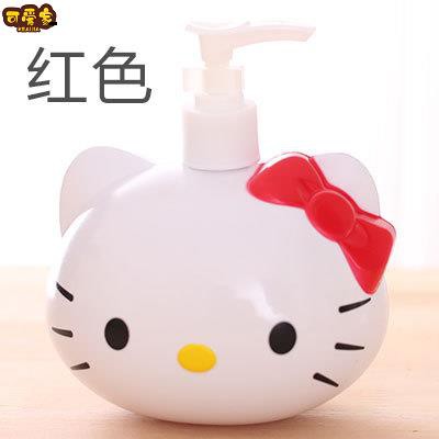 Bình Đựng Dầu Gội / Sữa Tắm Dạng Nhấn Hình Hello kitty Đáng Yêu