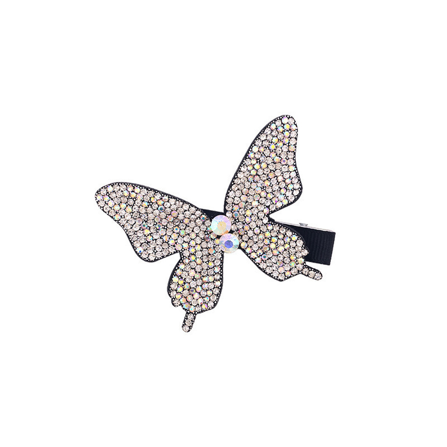 Kẹp tóc hình bướm đính kim cương giả thời trang cho nữ
