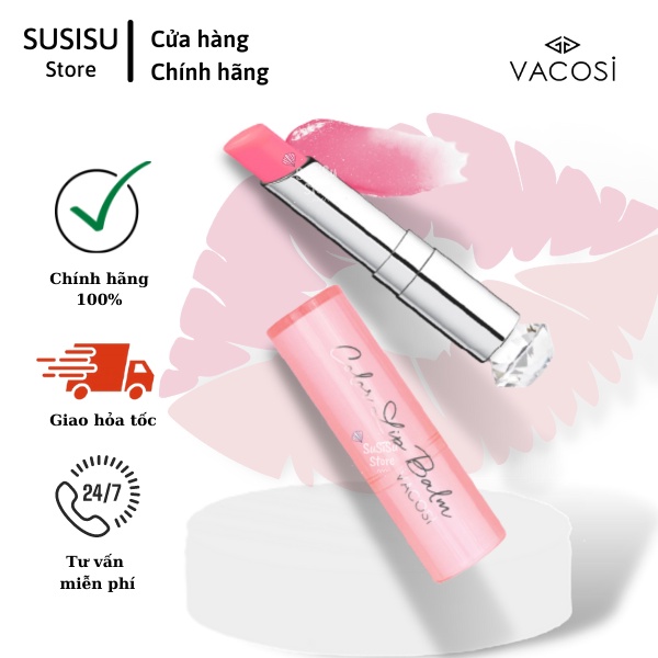 Son dưỡng môi VACOSI COLOR LIPBALM - SON DƯỠNG CÓ MÀU VACOSI