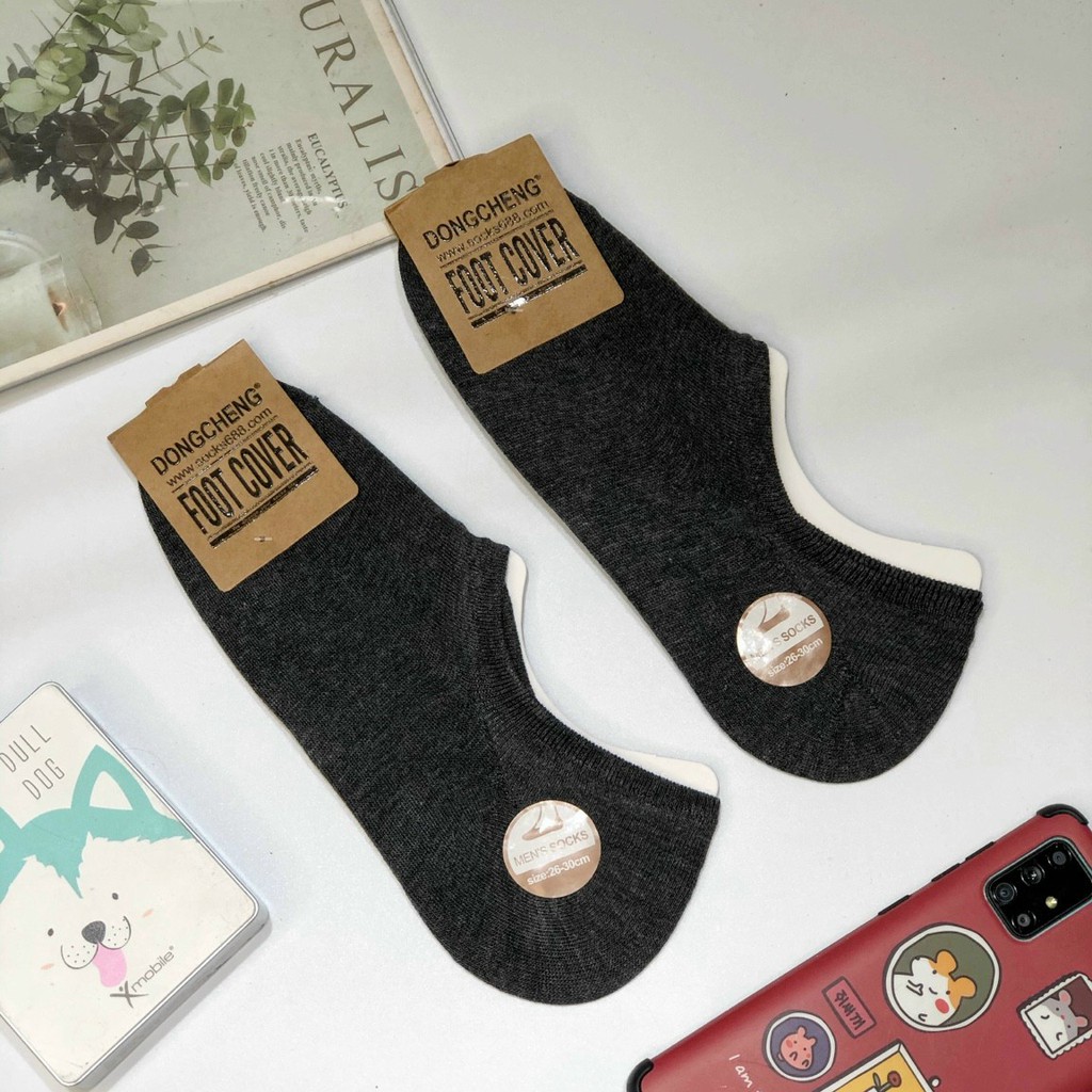 Vớ lười cao cấp dưới mắt cá Nam Nữ chất dày cotton 4 chiều co dãn tốt