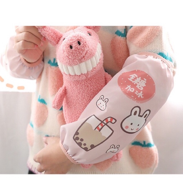 PVN33408 BAO ỐNG TAY ÁO CHỐNG BẨN CHỐNG THẤM CUTE  (màu ngẫu nhiên) T2