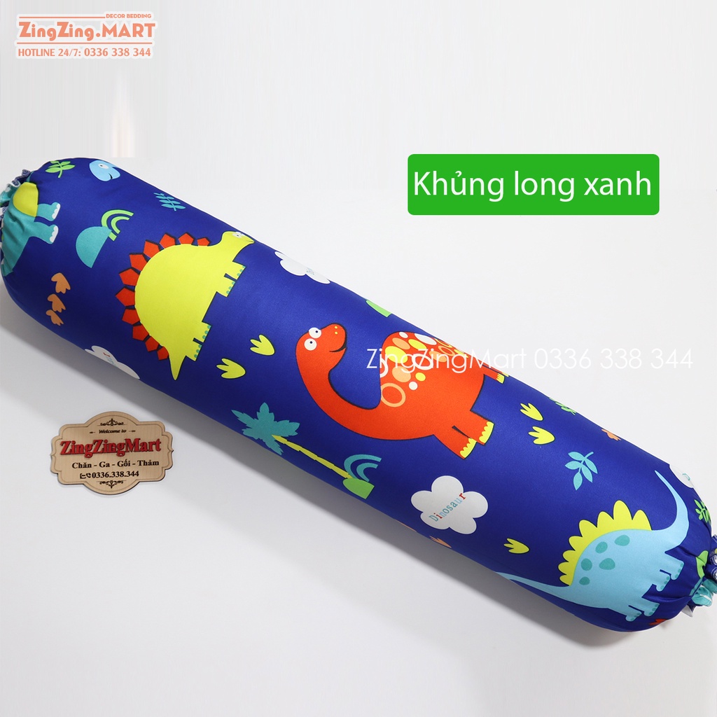 [Sale sốc] Vỏ gối ôm Cotton Poly, Kích thước 35 x 105 cm, Mẫu