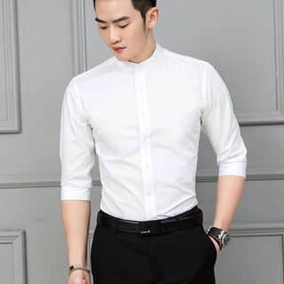 Áo sơ mi nam cổ tàu dài tay kojiba ARU SHOP