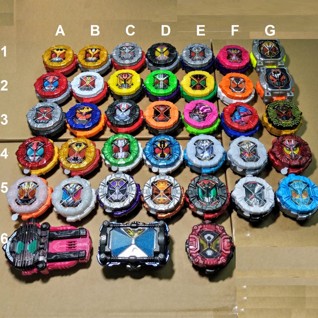 Đồ Chơi Siêu Nhân Thời Vương Kamen Rider Zi-O DX RideWatch Tổng Hợp