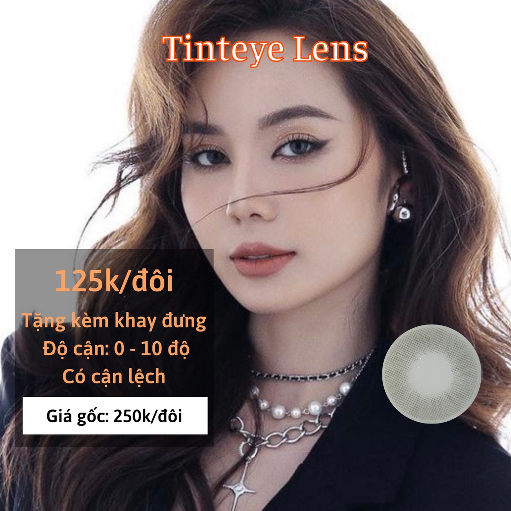 [OFF 50%: 125K/Đôi] 4 mẫu kính áp tròng giãn nhẹ tự nhiên Tinteye Lens 0 - 10 độ