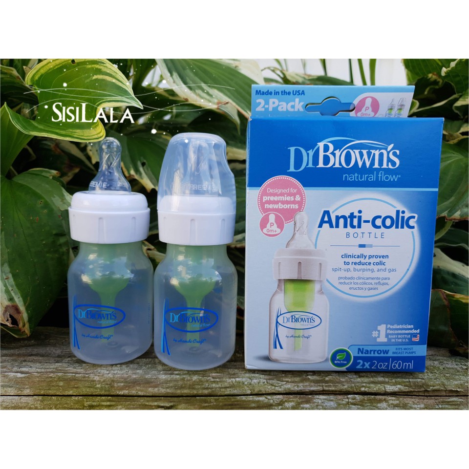 Bình sữa DrBrown’s option anti-colic 60ml, 120ml, 250ml