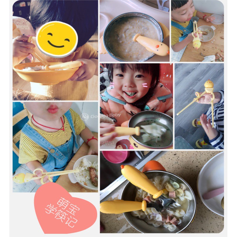 🍁 Set Đũa Tập Ăn Cho Bé GORYEO BABY Hàn Quốc Hàng Công Ty