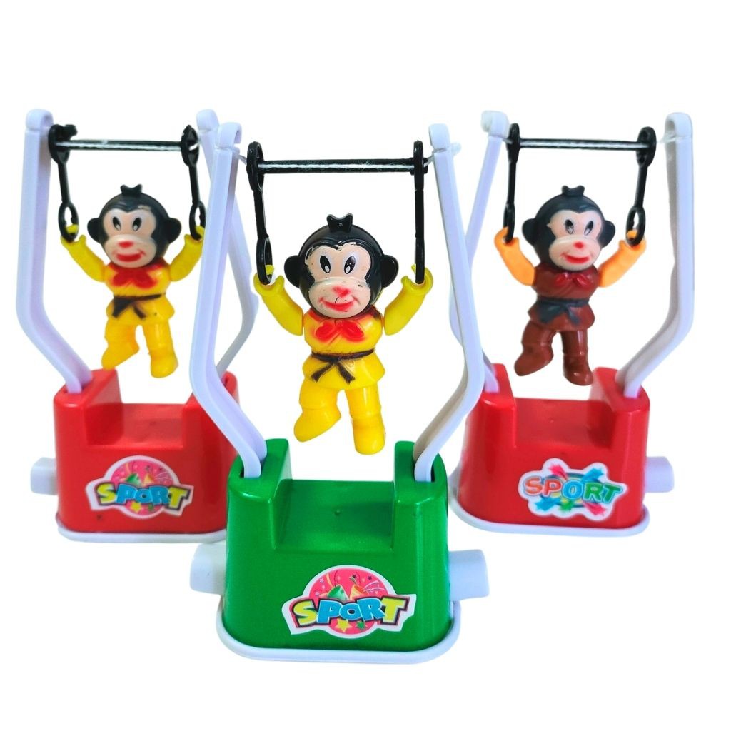 Đồ chơi Wind Up Mokey hình con khỉ khỉ biết nhảy bằng dây cót, nhảy dây giúp con giải trí cai nghiện điện thoại- ALOKIDS