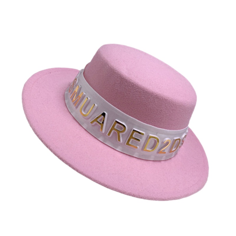 Mũ Cao Bồi Rộng Vành In Chữ Phong Cách Retro