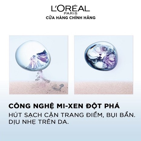 [  TẶNG BÔNG TẨY TRANG 40 MIẾNG ] Bộ 2 nước tẩy trang đa năng 3-in-1 tươi mát L'Oreal Paris (xanh dương nhạt) | BigBuy360 - bigbuy360.vn
