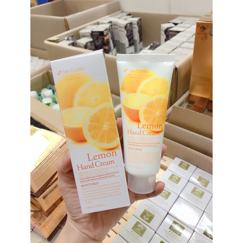 Kem dưỡng da tay 3W Clinic Hand Cream 100ml