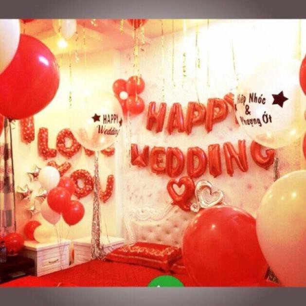 Bóng ❤️ trái tim móc cách điệu tráng nhôm nhiều màu