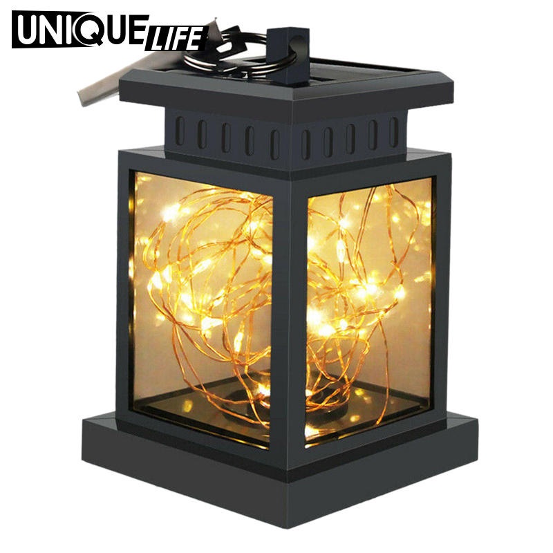 Đèn ngủ lãng mạn Chiếu sáng phong cảnh Retro cho sân Giáng sinh