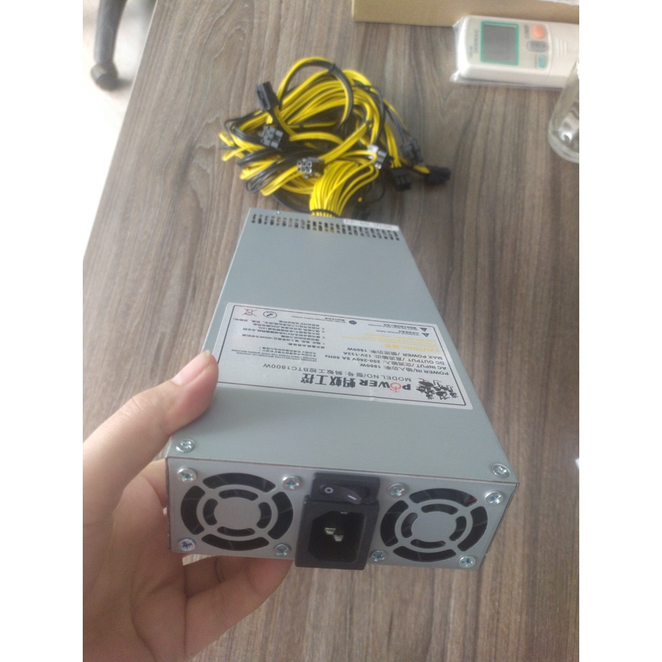 Nguồn BTC trâu cày 1800W đào coin, nguồn trâu