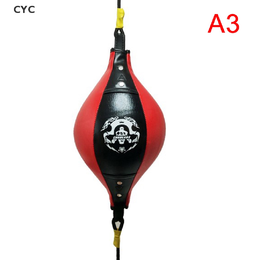CYC Punching Ball PU Pear Boxing Bag Reflex Double End Boxing Dodge Speed Ball CY