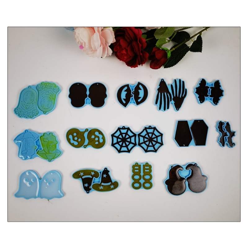 Khuôn Silicone Làm Bông Tai DIY Tiện Dụng