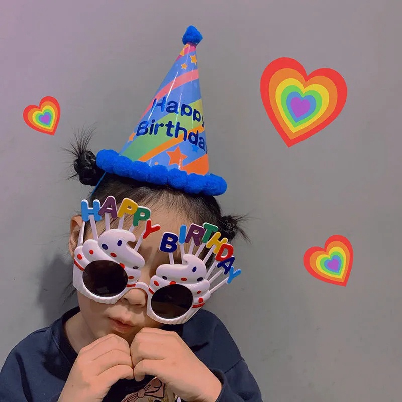 Kính Mát Hình Bánh Kem Dùng Làm Đạo Cụ Chụp Ảnh