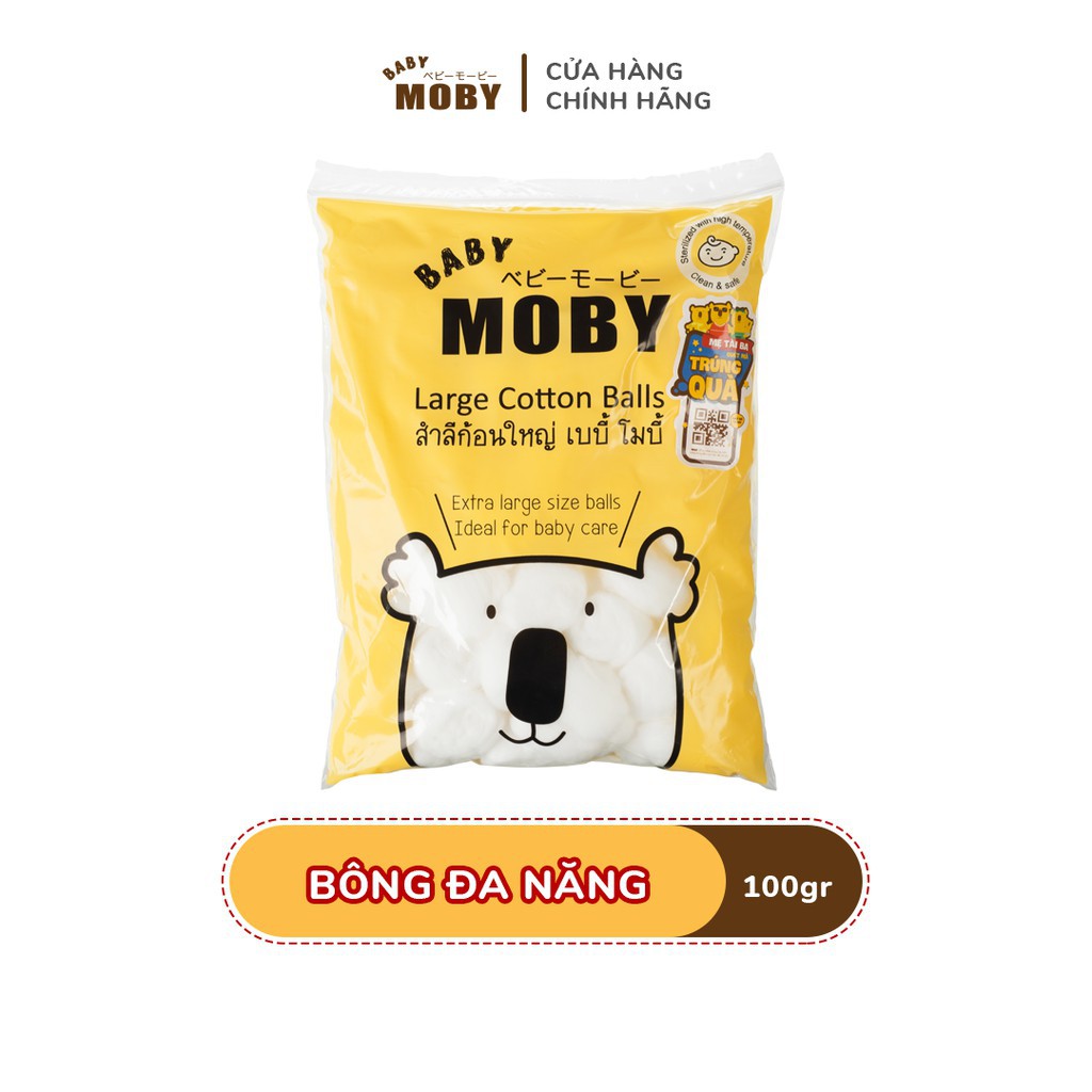 [GIFT] Bông đa năng Moby Baby 100gr