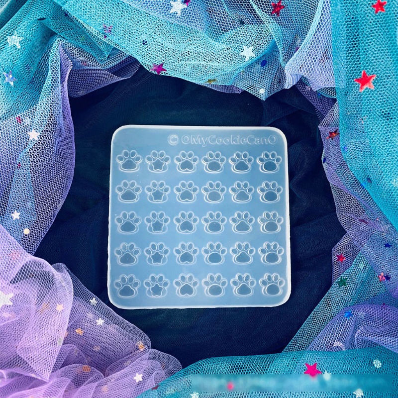 Khuôn Silicon Trong Suốt 30 Ngăn Hình Ngôi Sao Dùng Làm Kẹo Diy