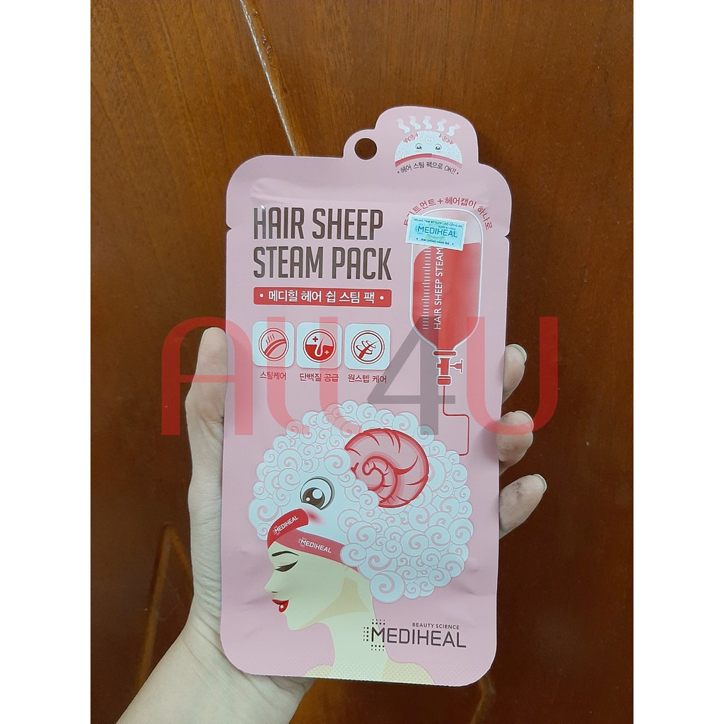 [MEDIHEAL VN] Mediheal Hair Sheep Steam Pack 40g - Mặt Nạ Giúp Phục Hồi, Nuôi Dưỡng Tóc Và Da Đầu.